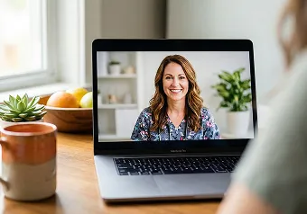 Image of Women on Telehealth Call